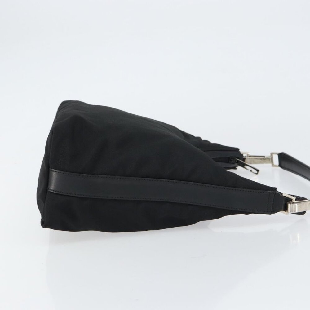 Authentic GUCCI Shoulder Bag Nylon Black Silver 000 0602 3754 - Picture 11 of 16